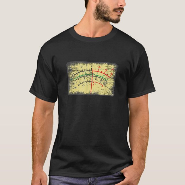 SWR Meter Ham Radio Operator Amateur Radio Enthus  T Shirt (Framsida)
