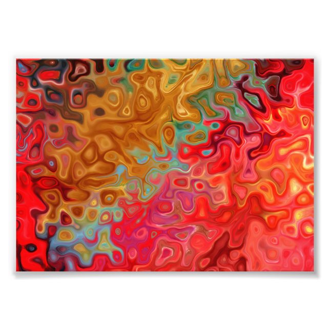 Swrilly Mod Art: Ride Abstrakt Fototryck (Framsidan)