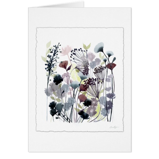 Swuttering Florets II Hälsningskort (Framsidan)