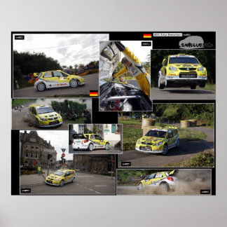 SX4 Rally Tyskland 2008 Poster