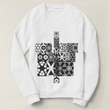 Sxisma Mode Kvinnor i Raglan Sweatshirt