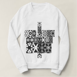 Sxisma Mode Kvinnor i Raglan Sweatshirt T-shirt