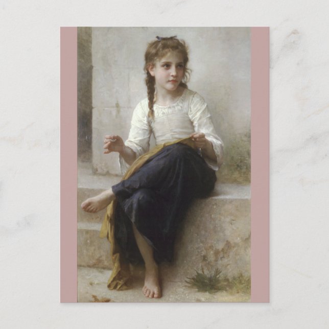 Sy av William-Adolphe Bouguereau Vykort (Framsida)