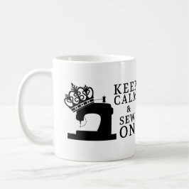 Sy •, Behållalugn syr på •, Hantverk Två-Tonad Mugg