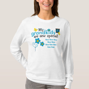 Sy den speciella barnbarnpersonligT-tröja Tee Shirt