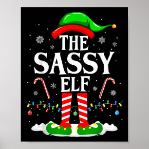 Sy Elf Julafton är en fin matchande familjegrupp K Poster