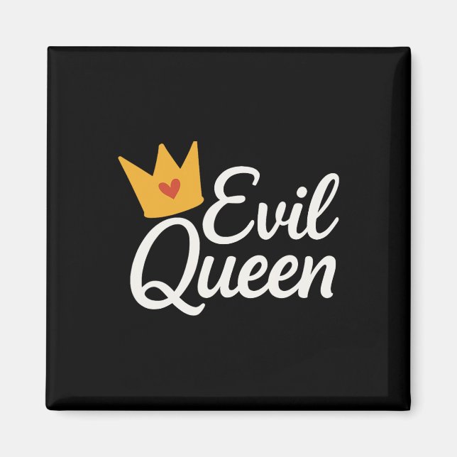 Sy Evil Queen Krona Funny Costume Magnet (Framsidan)