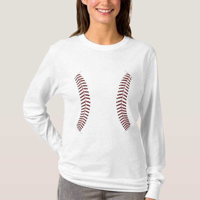 Sy för baseball tee shirt (Framsida)