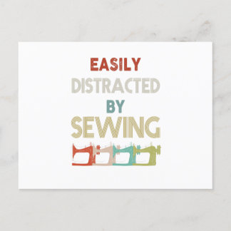 Sy Gåva | Lätt Distraherad Av Sy Meddelande Vykort