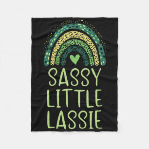 Sy Little Lie Kids St. Patrick's Day Barn Barn Fleecefilt