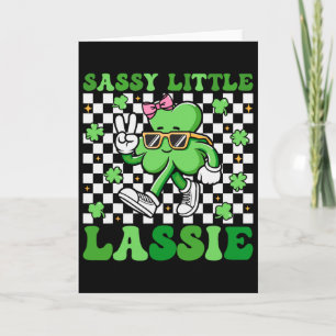 Sy Little Lie St Patricks Day Flickor Barn Groovy Kort