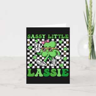 Sy Little Ljug St patricks day Girls Kids Groovy Kort