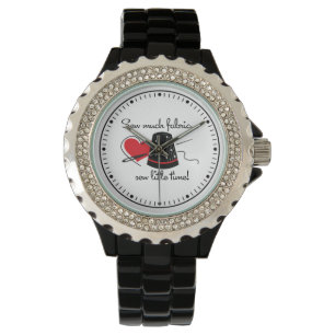 Sy mycket tyg armbandsur