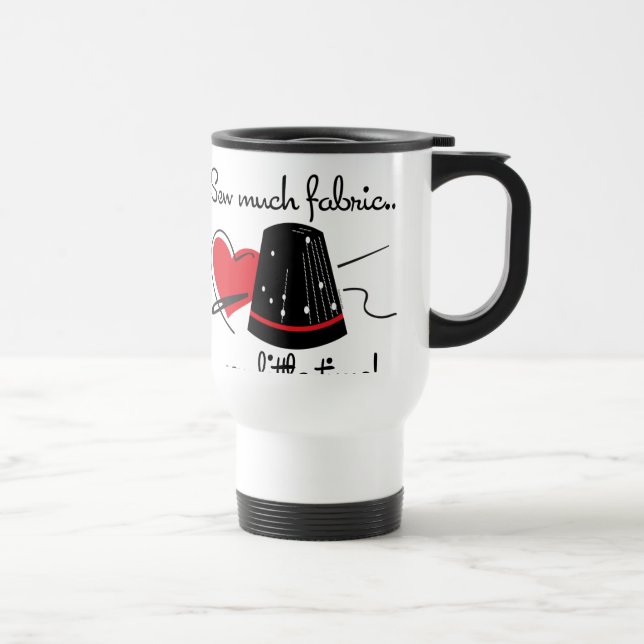 Sy mycket tyg resemugg (Höger)