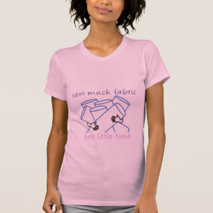 Sy mycket tygkvinna skjorta t shirt