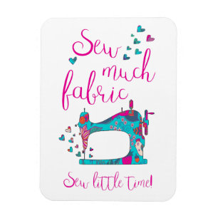 Sy mycket tygsömnadmagnet magnet