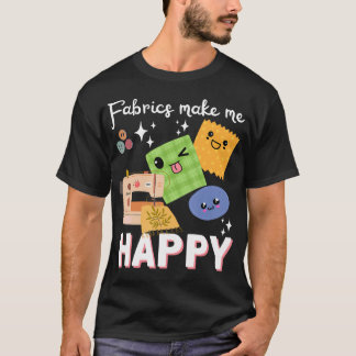 Sy Quiltning Glad - Syare Quilters Nyhet - S T Shirt