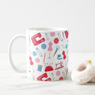 Sy & sluga Themed vintagefärger Kaffemugg