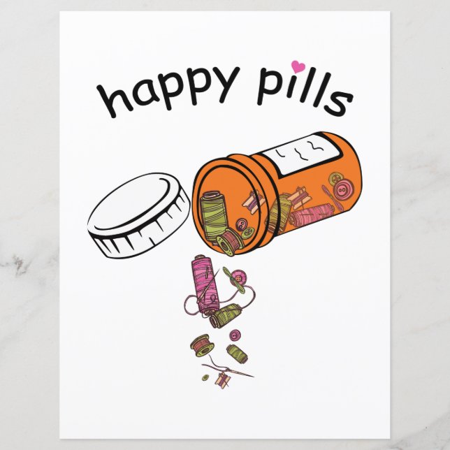 Syande | Lycklig Pills Sewing (Framsida)