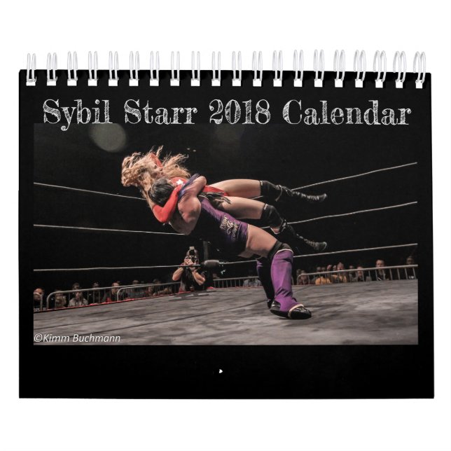 Sybil Starr 2018 kalender (Omslag)