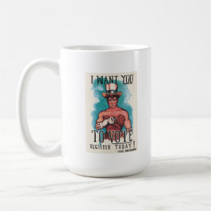Sybils "JAG ÖNSKAR att DU ska RÖSTA" muggen .... Kaffemugg