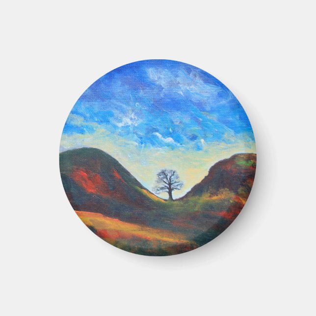 Sycamore Gap Magnet (Framsidan)