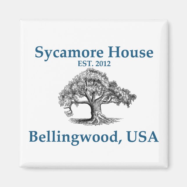 Sycamore House Magnet (Framsidan)