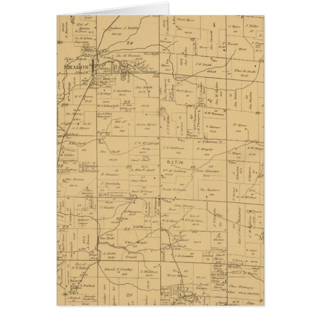 Sycamore, Ohio Hälsningskort (Framsidan)