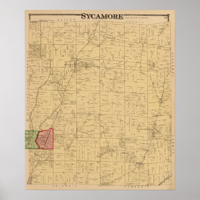 Sycamore, Ohio Poster (Framsidan)