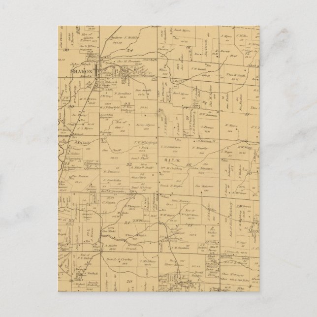 Sycamore, Ohio Vykort (Framsida)