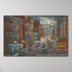 Sycamore Street PETERSBURG, VA 1940s Poster