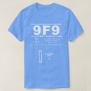 Sycamore Strip Airport 9F9 T-Shirt