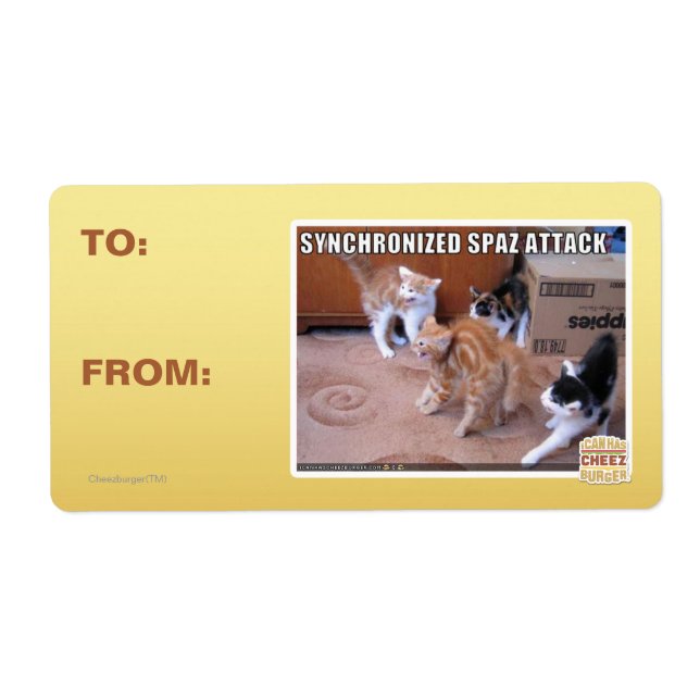 Sychronized Spaz Attack Fraktsedel (Framsidan)