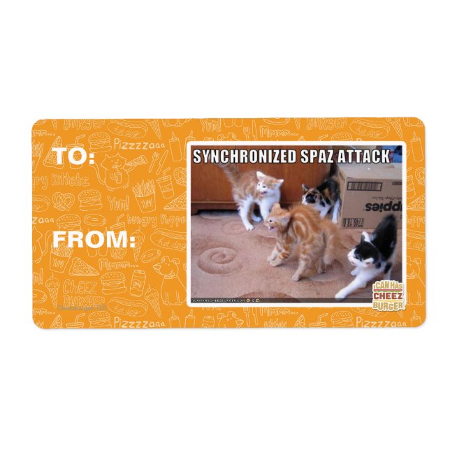 Sychronized Spaz Attack Fraktsedel (Framsidan)