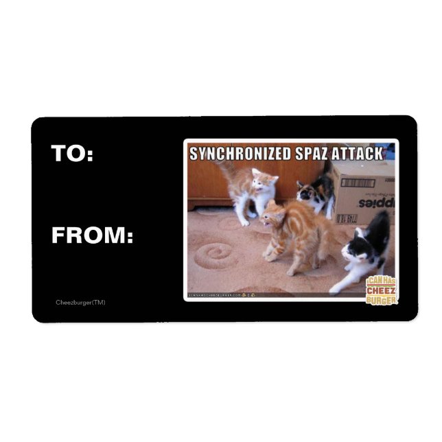 Sychronized Spaz Attack Fraktsedel (Framsidan)