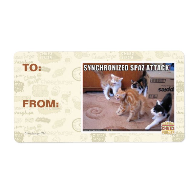 Sychronized Spaz Attack Fraktsedel (Framsidan)