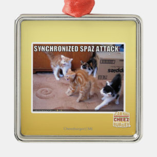 Sychronized Spaz attack Julgransprydnad Metall