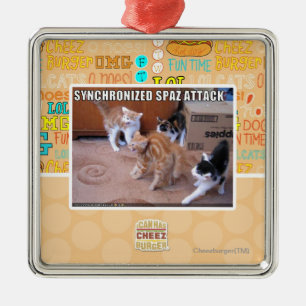 Sychronized Spaz attack Julgransprydnad Metall