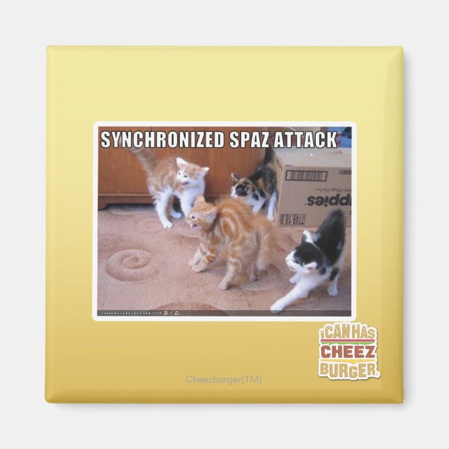 Sychronized Spaz Attack Magnet (Framsidan)
