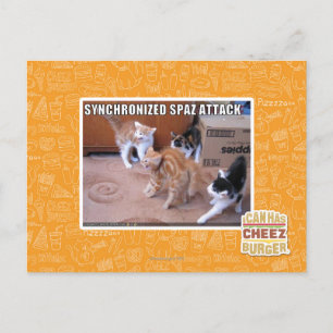 Sychronized Spaz Attack Vykort