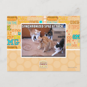 Sychronized Spaz Attack Vykort