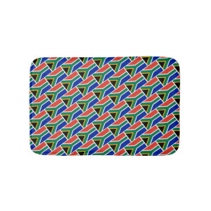 SYD-AFRIKANS FLAGGA Patriotic Geometric Modern Badrumsmatta