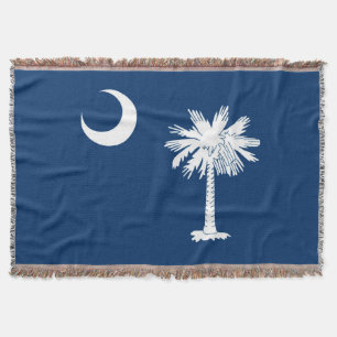 Syd Carolina Statlig flagga Design Accent Mysfilt