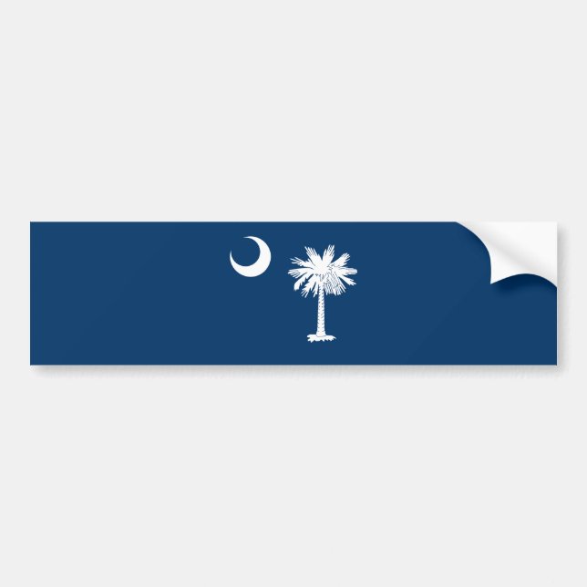 Syd-Carolinas statsflagga Bildekal (Framsidan)