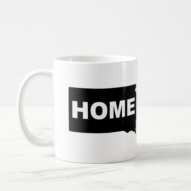 Syd-Dakota Hem Hemifrån Stats Mug Resemug Kaffemugg (Vänster)