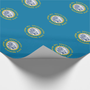 Syd-Dakota statsflagga Presentpapper