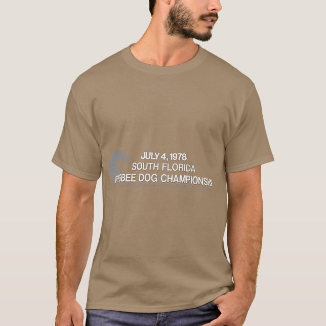 SYD FLORIDA FRISBEE HUND MÄSTERSKAP T SHIRT (Framsida)