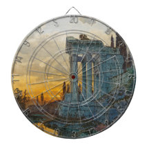 Syd-Italien med gamla romerska ruiner