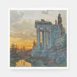 Syd-Italien med gamla romerska ruiner Pappersservett