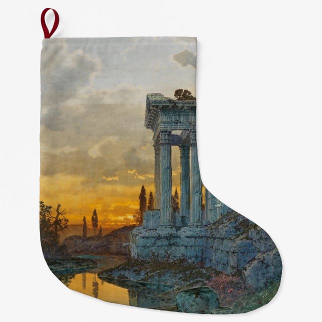 Syd-Italien med gamla romerska ruiner Stor Julstrumpa (Framsidan)